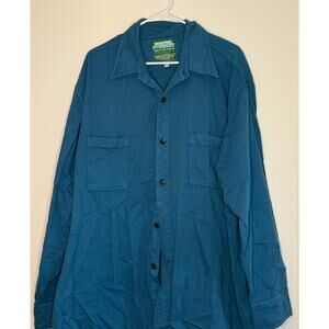 Big Bud Press Teal Blue Oversized Overshirt XL Men's Great condition